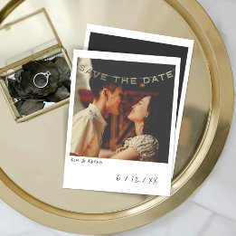 Carte de sauvegarde de date de mariage vintage ins