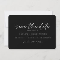 Carte de sauvegarde de date de photo minimaliste m