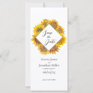 Carte de sauvegarde de date de tournesol
