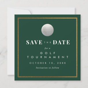 Carte de sauvegarde de date de tournoi de golf