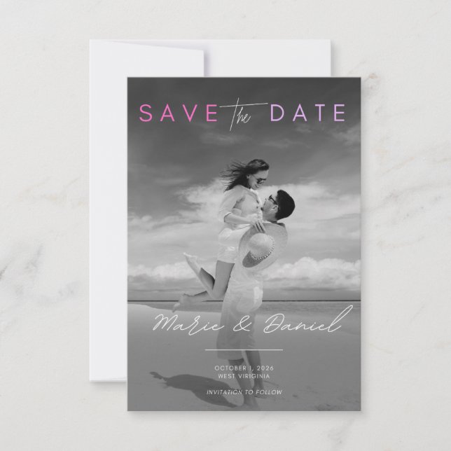 Carte de sauvegarde de date Love, Laughter & Forev (Devant)