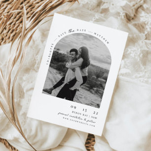 Carte de sauvegarde de date minimaliste moderne av