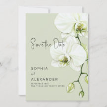 Carte de sauvegarde de date pour un mariage modern