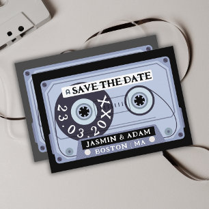 Carte de sauvegarde de date rétro cassette audio n