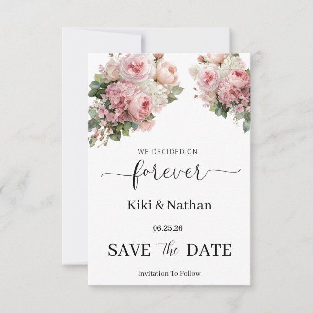 Carte de sauvegarde de mariage (Devant)