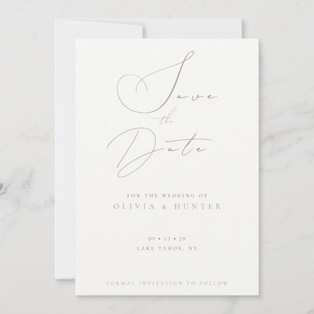 Carte de sauvegarde de mariage à branche d'olive a (Devant)