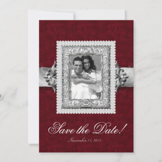 Carte de sauvegarde de Noël élégante Photo Jewelx 