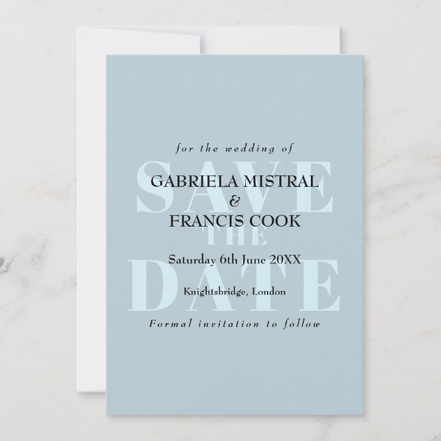 Carte de sauvegarde Simple Moderne (Devant)