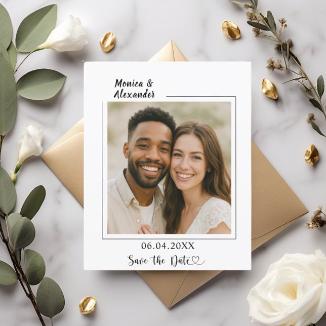 Carte de Save the Date élégante et moderne pour ma (Créateur téléchargé)