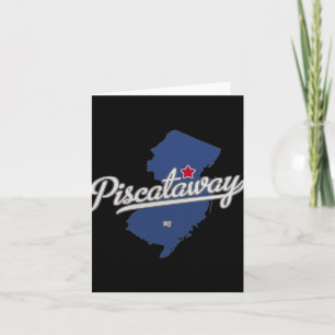 Carte de Scataway New Jersey Nj