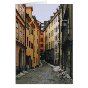 Carte de scène de la rue Stockholm