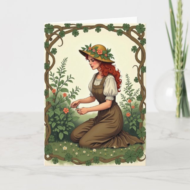 Carte de scène de nature beauté auburn (Devant)