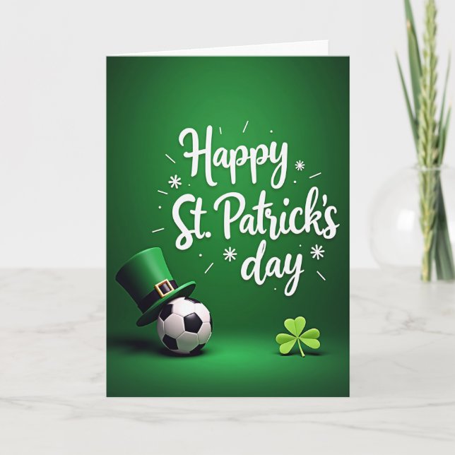 Carte de scène joyeuse pour la Saint-Patrick (Devant)