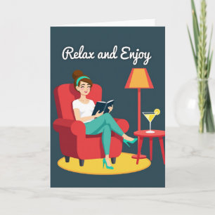 Carte de scène relaxante pour la fête des mères