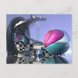 Carte de science-fiction Artistis "Escalier au cie