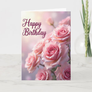 Carte de script botanique doux