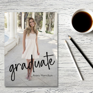 Carte de script de diplômé de la promotion 5 Photo