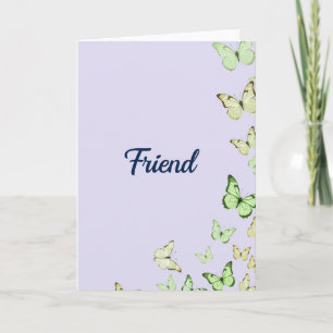 Carte de script Indigo ami