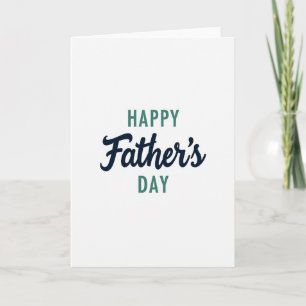 Carte de script Teal Happy Day