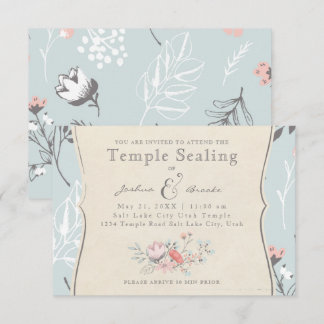 CARTE DE SÉCHAGE TEMPLE LDS | Vintage Bicycle Love