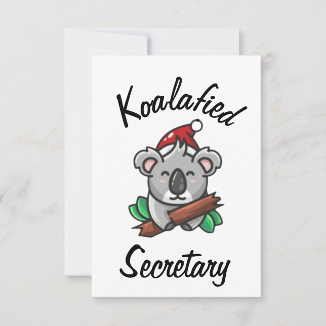 Carte de secrétaire koalafied (Devant)