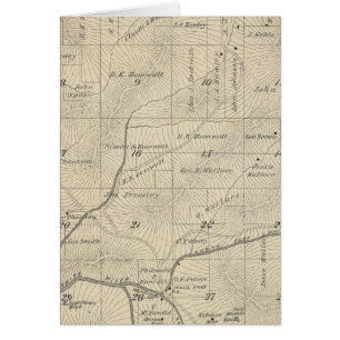 Carte de section du comté de T24S R29E Tulare