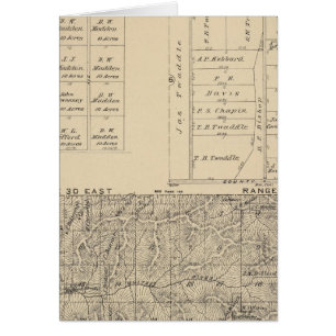 Carte de section du comté de Tulare T24S R3031E