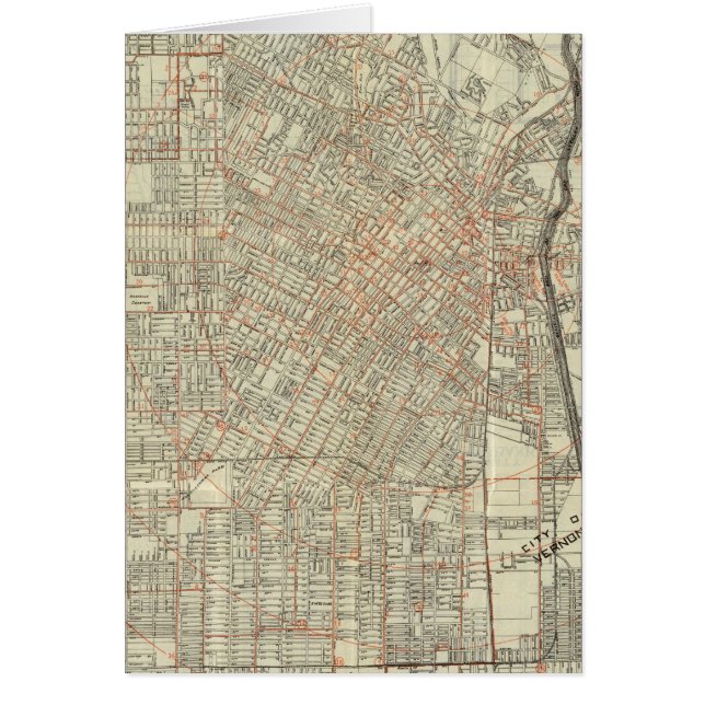 Carte de sécurité et chemins de fer de rue à Los A (Devant)