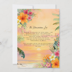 Carte de sens Tropical Hawaiian Lei