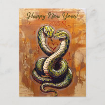 Carte de serpent en bois Wish for Love 2025