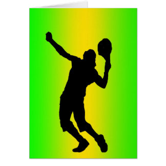 carte de service de vert de silhouette