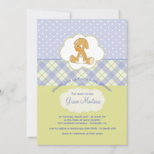 Carte de Shower Jouet de Chiot Mignon