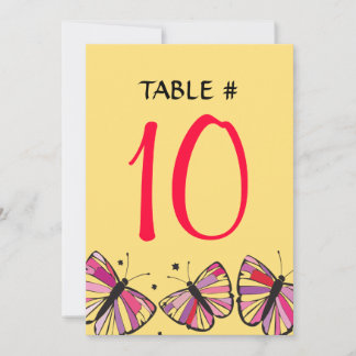 Carte de siège Bat mitzvah de la table de  de bouc