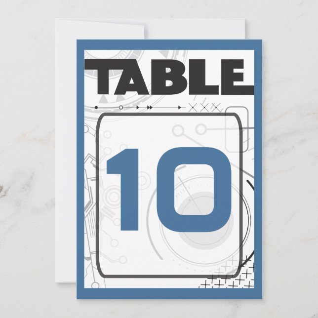 Carte de siège Bat mitzvah SIC-FI Bar (Devant)