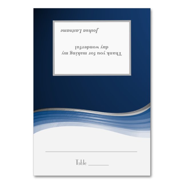 Carte de siège en acier bleu (Par défaut)