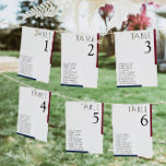 Carte de siège Mariage minimaliste Bleu Marine de<br><div class="desc">Burgundy Navy Blue Minimalist Mariage Seating Card - ce numéro de table mariage présente des lignes bleu marine et bordeaux créant un look propre, simple et minimaliste. Si vous avez besoin d'aide ou de produits correspondants, veuillez me contacter. Je suis heureux de créer les plus beaux produits personnalisés pour vous!...</div>