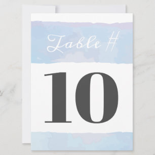 Carte de siège pour Bat mitzvah de table SUBTLE WA