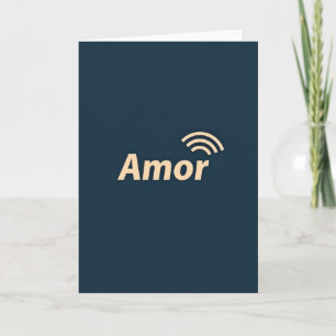 Carte de signal Amor minimaliste