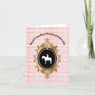 Carte de silhouette de la Gendarmerie royale du Ca