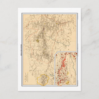 Carte de Simla & Jutogh, Inde britannique.