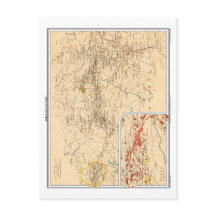 Carte de Simla & Jutogh, Inde britannique.