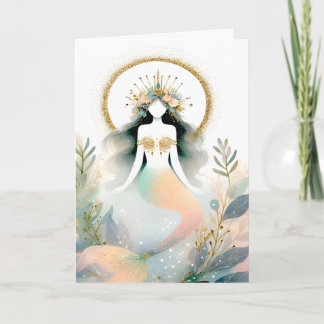 Carte de sirène de style Boho