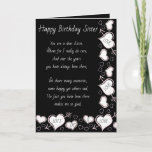 Carte de Sister Birthday<br><div class="desc">A Birthday card to send to sister who has always been there to help and chat with life's happy times and sad times .</div>
