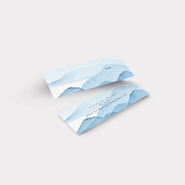 Carte de site Web Mariage Blue Mountain Range (Créateur téléchargé)