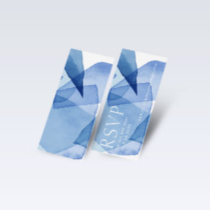 Carte de site Web Mariage de Formes d'aquarelle mo