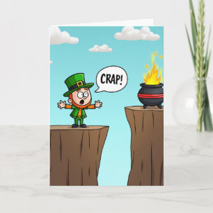 Carte de Situation Drôle de Leprechaun de Malchanc