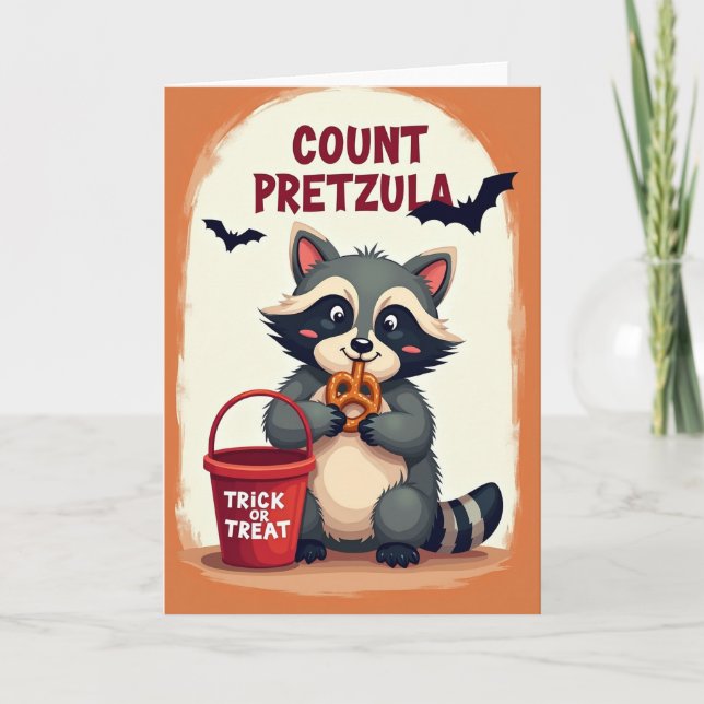 Carte de snack effrayant du comte Pretzulas (Devant)