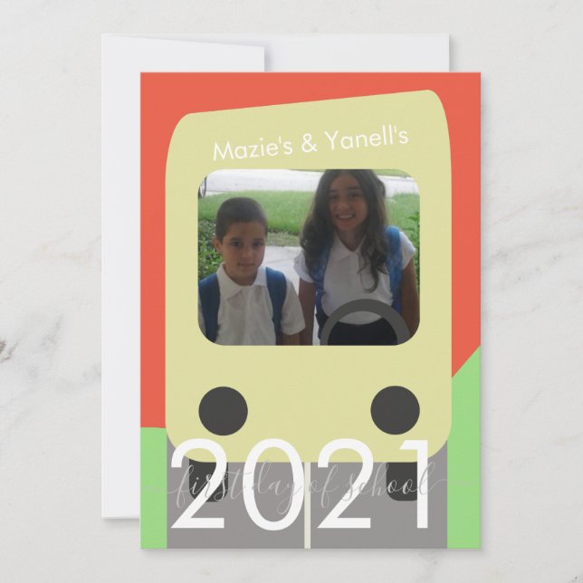 Carte de soeur Brother pour le premier jour de l'é (Devant)