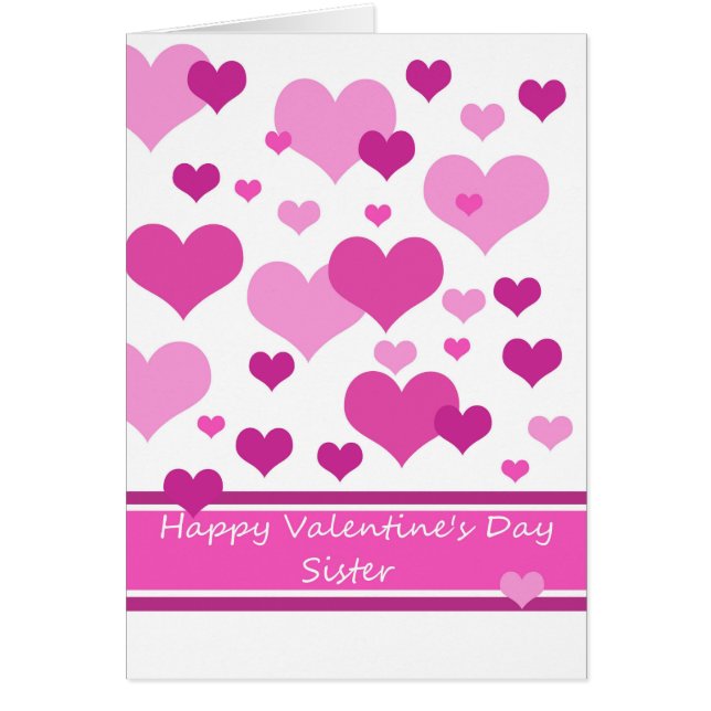 carte de soeur Valentine (Devant)