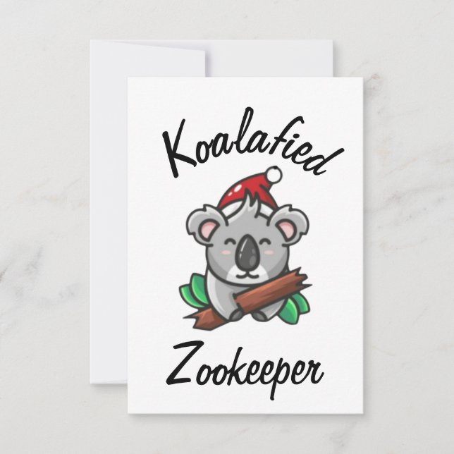 Carte de soigneur de koalas qualifié (Devant)